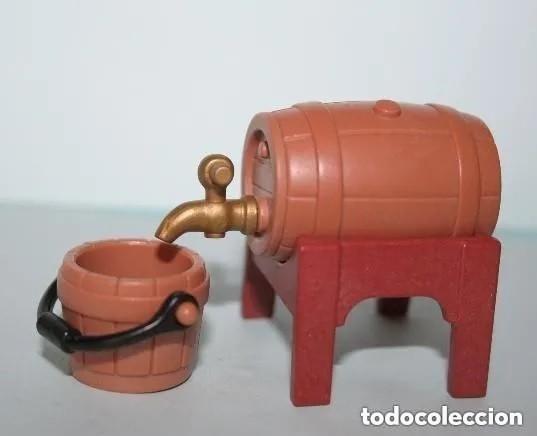 Playmobil: PLAYMOBIL MEDIEVAL BARRIL DE VINO CON CUBO CANTINA MESON OESTE