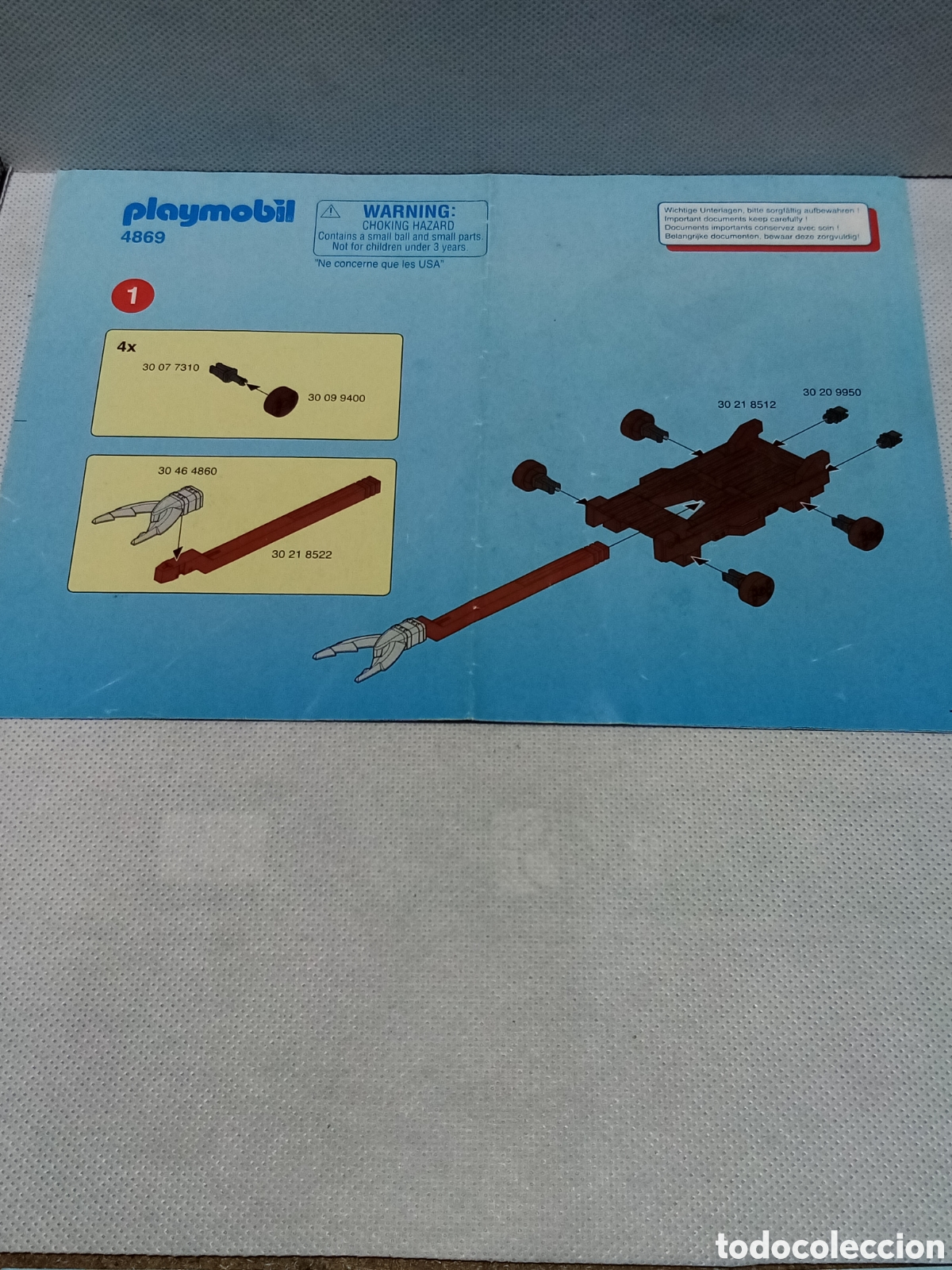Playmobil: Playmobil instrucciones montaje 4869