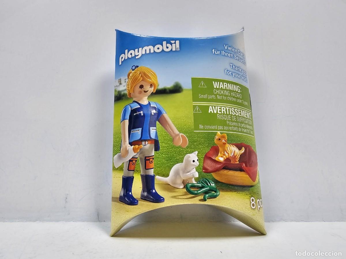 Playmobil: Playmobil Cuidadora de Gatos Feria de Nuremberg, Nuevo, sin uso