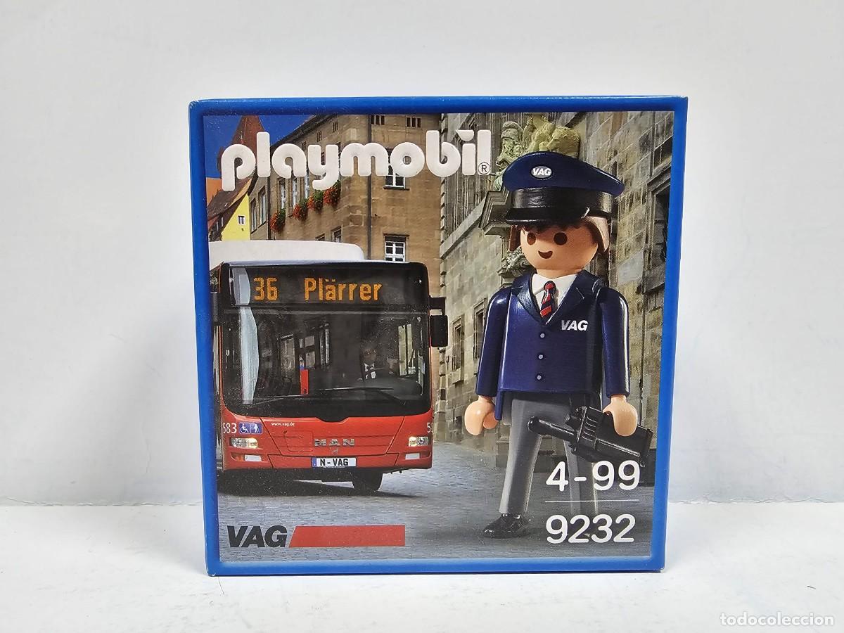 Playmobil: PLAYMOBIL - CONDUCTOR AUTOBUS VAG EDICI&Oacute;N ESPECIAL EXCLUSIVA 9232, NUEVO