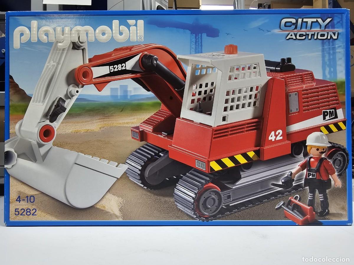 Playmobil: PLAYMOBIL - EXCAVADORA ORUGA 5282. NUEVO, CERRADO SIN ABRIR