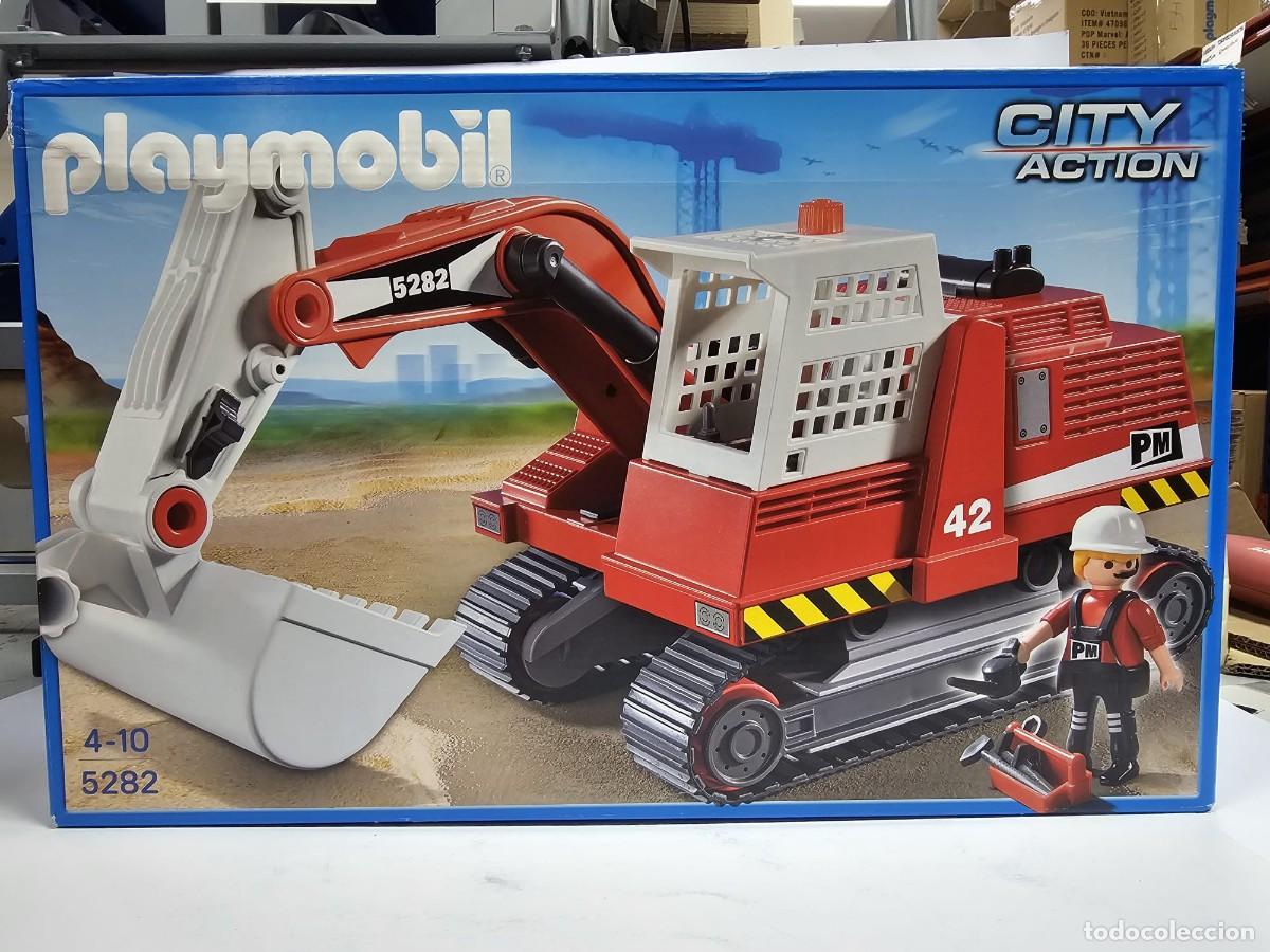 Playmobil: PLAYMOBIL - EXCAVADORA ORUGA 5282. NUEVO, CERRADO SIN ABRIR