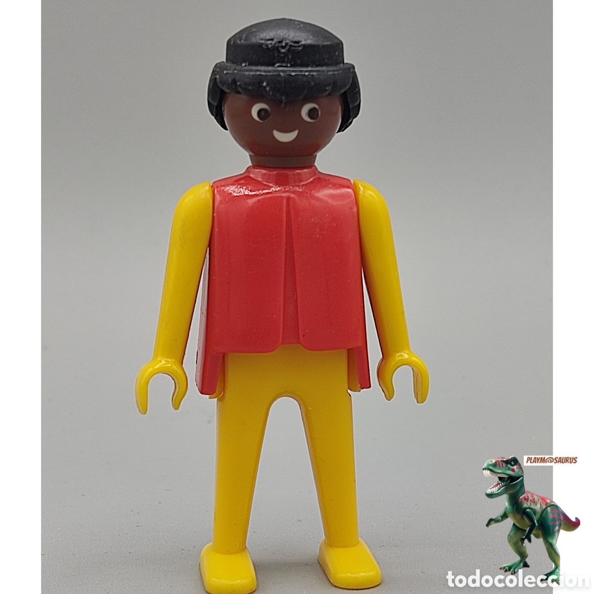 Figurine PLAYMOBIL Señor Hombre Moreno Chaqueta - Maison Moderne Jardin Réf. 3965