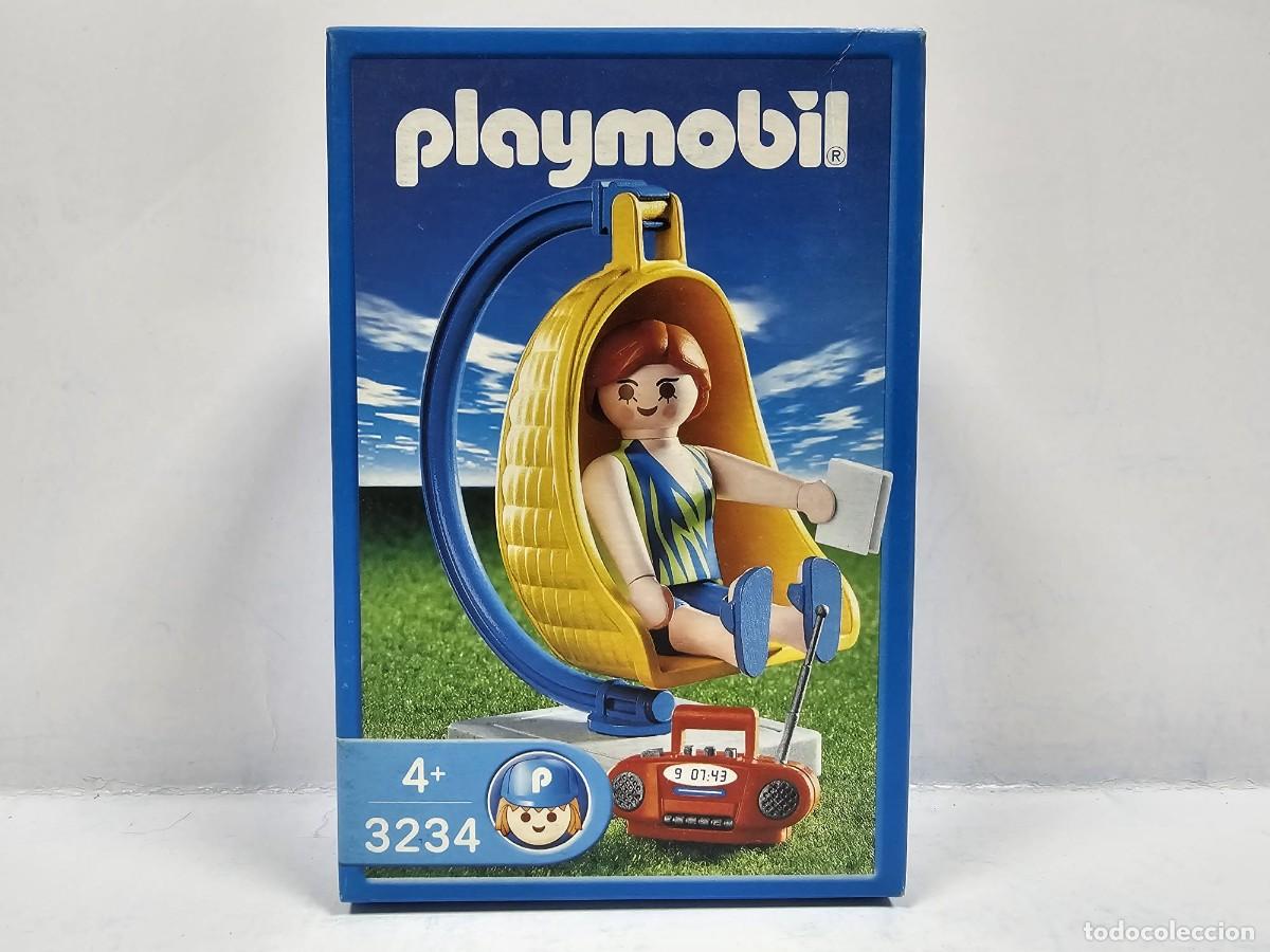 Playmobil: Playmobil - Silla Cesta Colgante de Mimbre 3234, NUEVA, CERRADA, CAJA PERFECTA