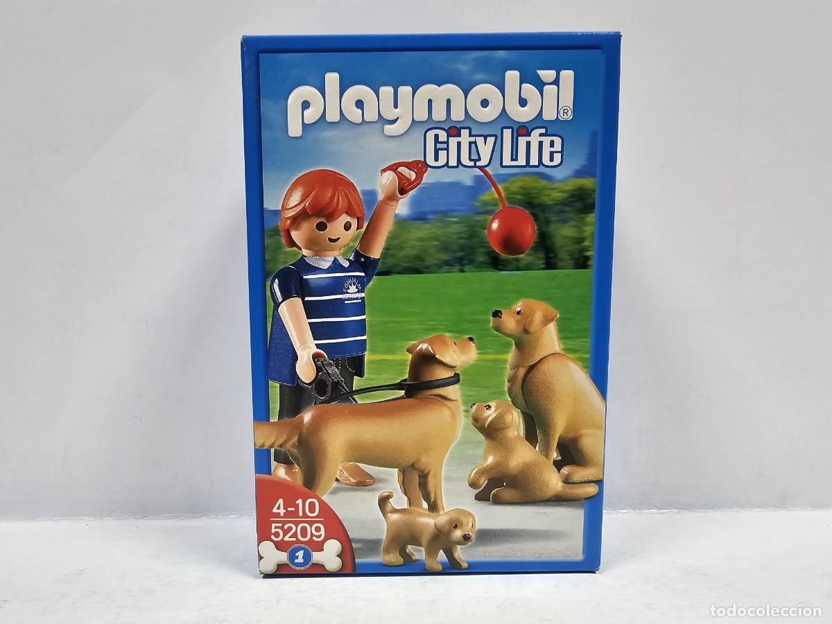 Playmobil: Playmobil - Golden Retrievers con Cachorros 5209. NUEVO, CERRADO, CAJA PERFECTA