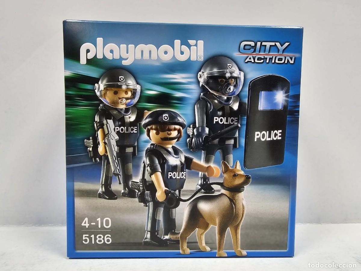Playmobil: Playmobil - Unidad Especial de Polic&iacute;a 5186, NUEVO, CERRADO, CAJA PERFECTA
