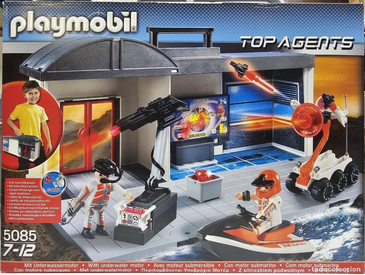 Playmobil: Playmobil - Malet&iacute;n Base de los Agentes Secretos 5085, NUEVO, CERRADO, CAJA PERFECTA