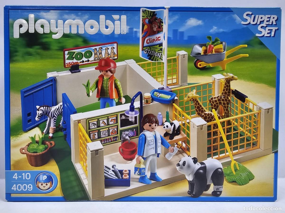 Playmobil: Playmobil - Superset Estaci&oacute;n Veterinaria del Zoo 4009, NUEVO, CERRADO, CAJA PERFECTA