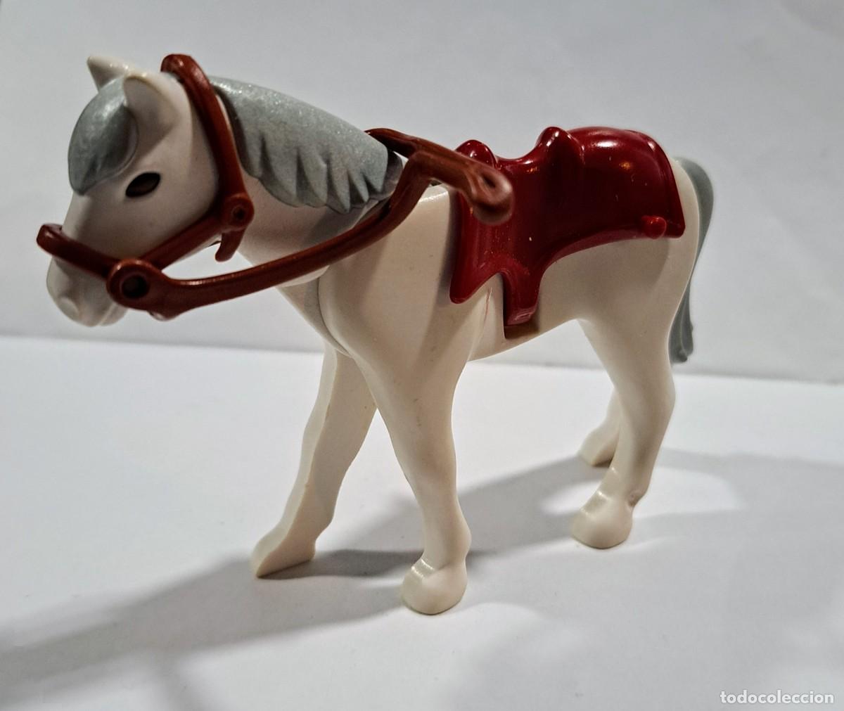 Playmobil: PLAYMOBIL CABALLO COMPLETO BLANCO- 7/9/20