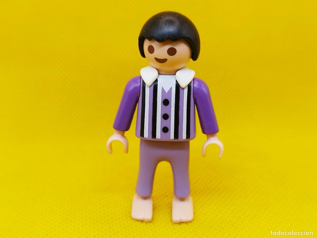 Playmobil: Playmobil Ni&ntilde;o con pijama, serie rosa, vintage