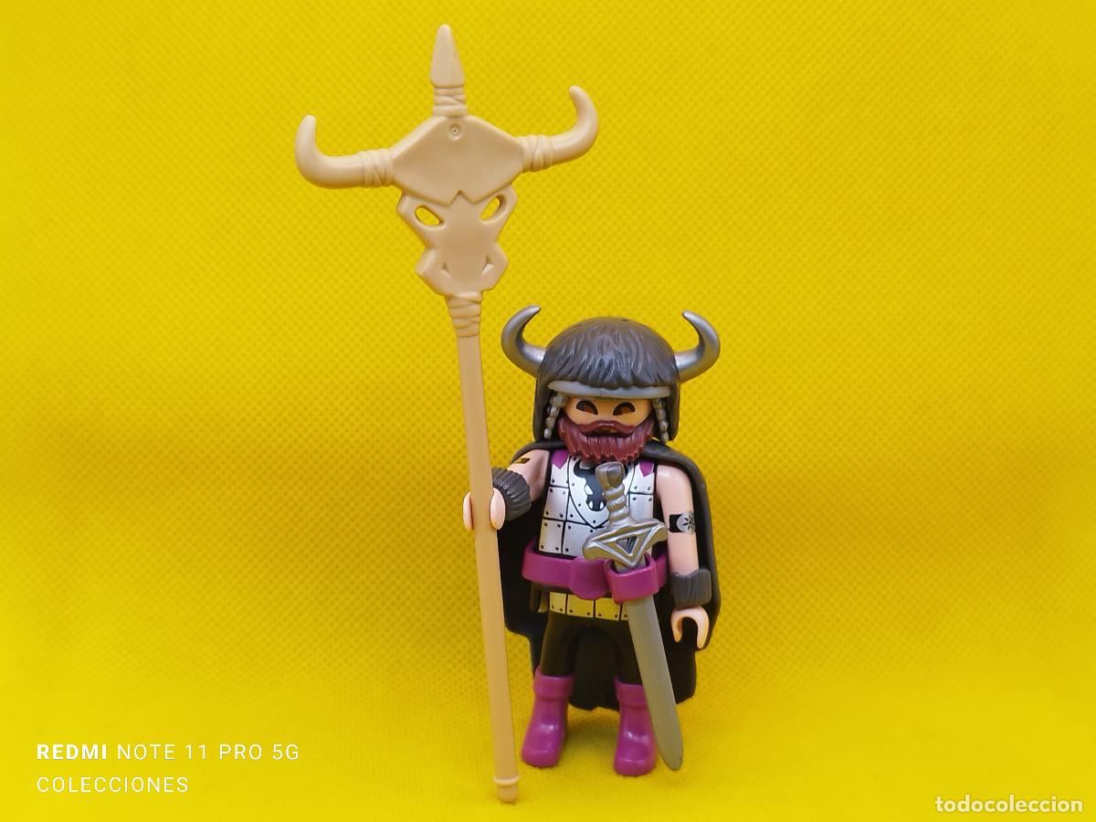 Playmobil: Playmobil Jefe vikingo, b&aacute;rbaro