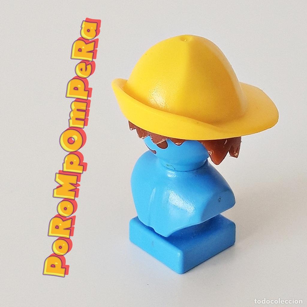 Playmobil: PLAYMOBIL SOMBRERO AMARILLO PESCADOR 1&ordf; &Eacute;POCA 3347 A&Ntilde;OS 70 Y 80 GR2