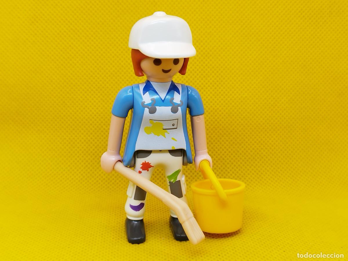 Playmobil: Playmobil pintora con cubo y brocha
