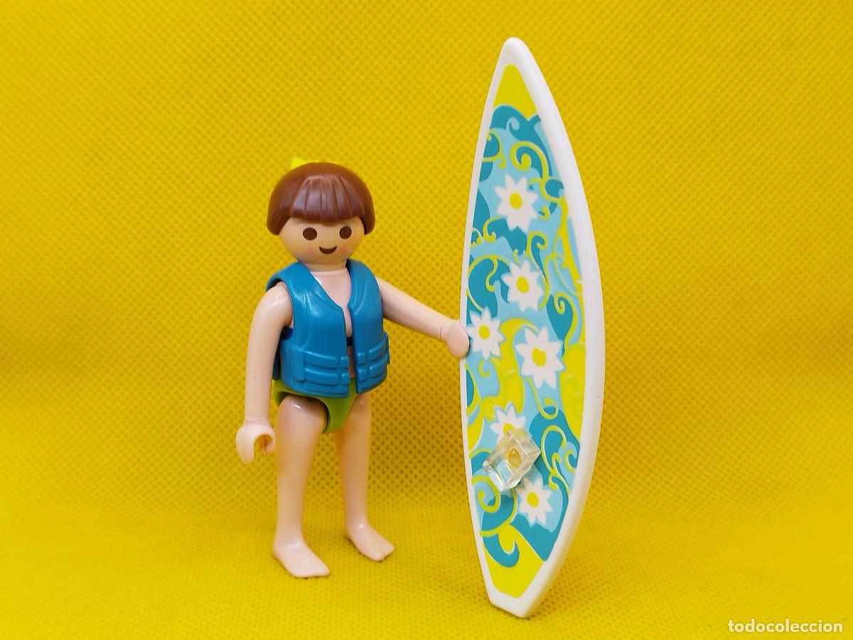 Playmobil: Playmobil Chica con tabla de surf - Foto 3