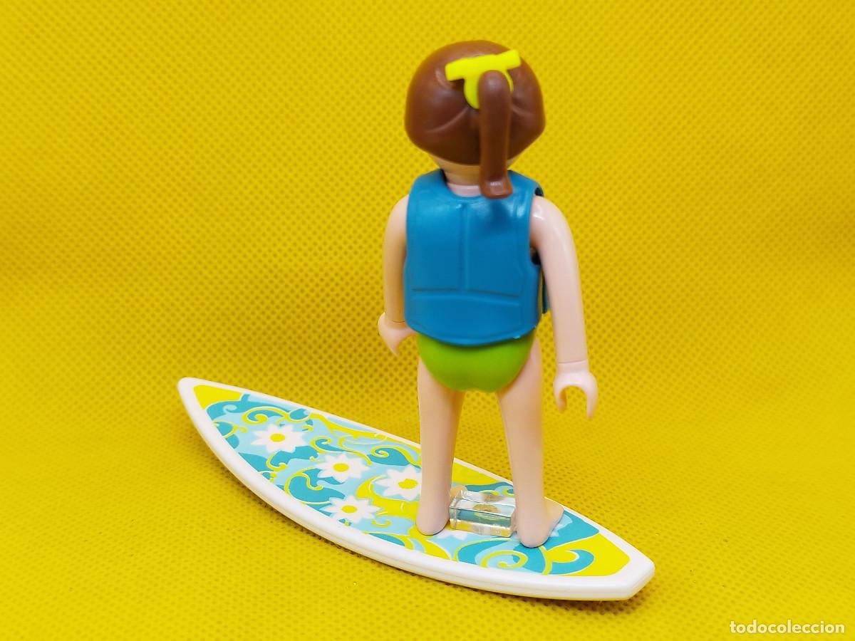 Playmobil: Playmobil Chica con tabla de surf - Foto 2