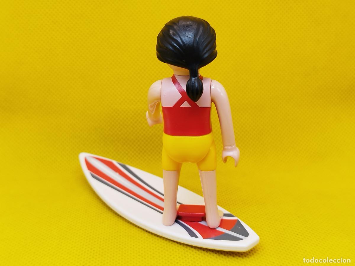Playmobil: Playmobil mujer con tabla de Surf - Foto 2