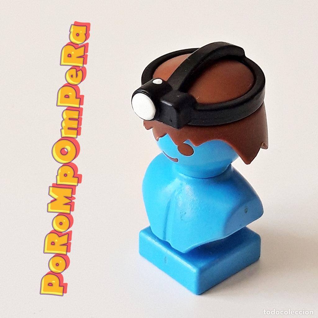 Playmobil: PLAYMOBIL CASCO NEGRO MINERO 4842 4843 4847 5429 5564 CINTA CABEZA BUSCADOR TESORO GRX