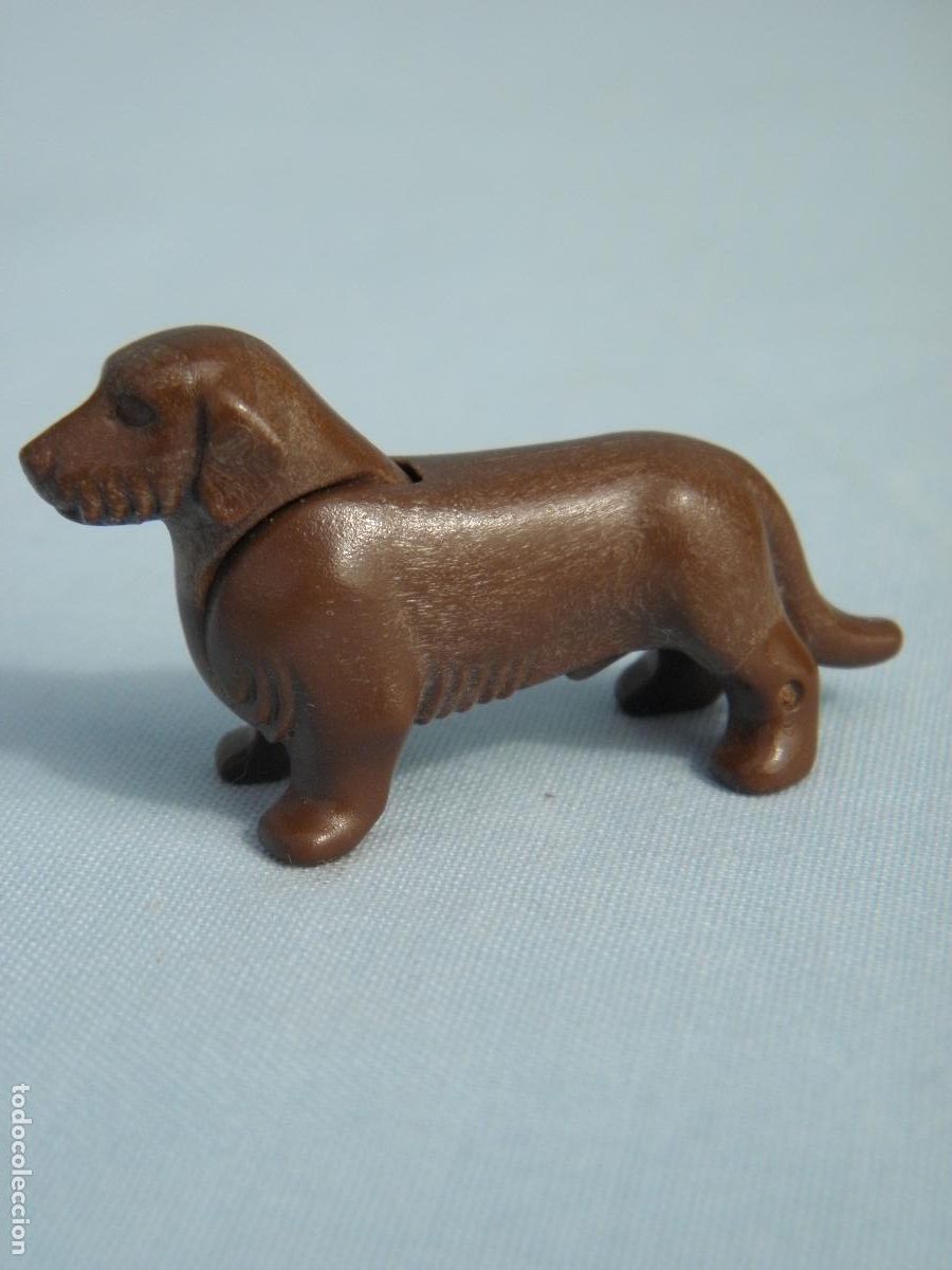 Playmobil: Antigua figura Perro salchicha Teckel de Playmobil