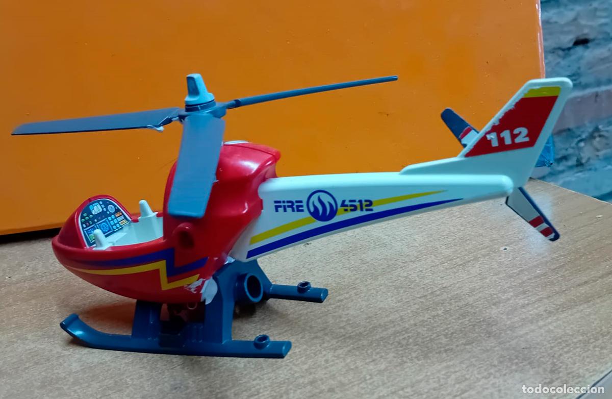 Playmobil: Playmobil helic&oacute;ptero bomberos practicas rescate - Foto 1