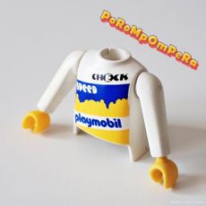 PLAYMOBIL - 6 Bracci Bianchi Classici - Ricambi Per Cowboy, Pirata, Cavaliere Medievale - Usati