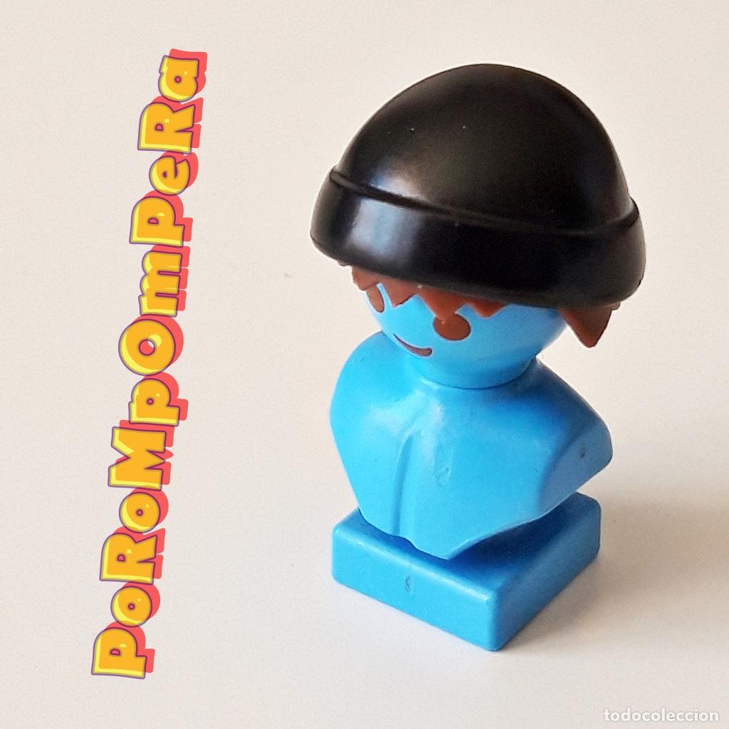 Playmobil: PLAYMOBIL GORRO NEGRO LANA 4059 4168 4265 4414 4449 4754 4878 4882 5421 5891 6281 LADR&Oacute;N SKATER GR2