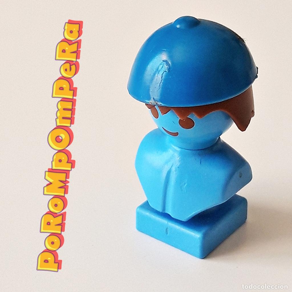 Playmobil: PLAYMOBIL SOMBRERO AZUL ESQUIADORA 1&ordf; &Eacute;POCA 3561 GORRO BOINA BERET A&Ntilde;OS 70 GRX