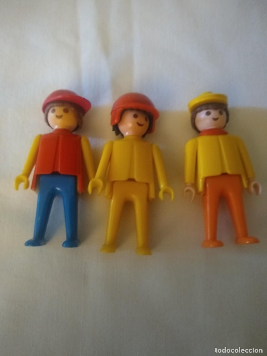 Playmobil: Conjunto de tres click de Famobil .A&ntilde;o 1974 geobra