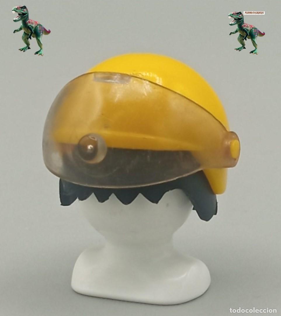Playmobil: Playmobil casco amarillo con visor esquiador deportes de invierno ski motociclista piloto 3231 3561