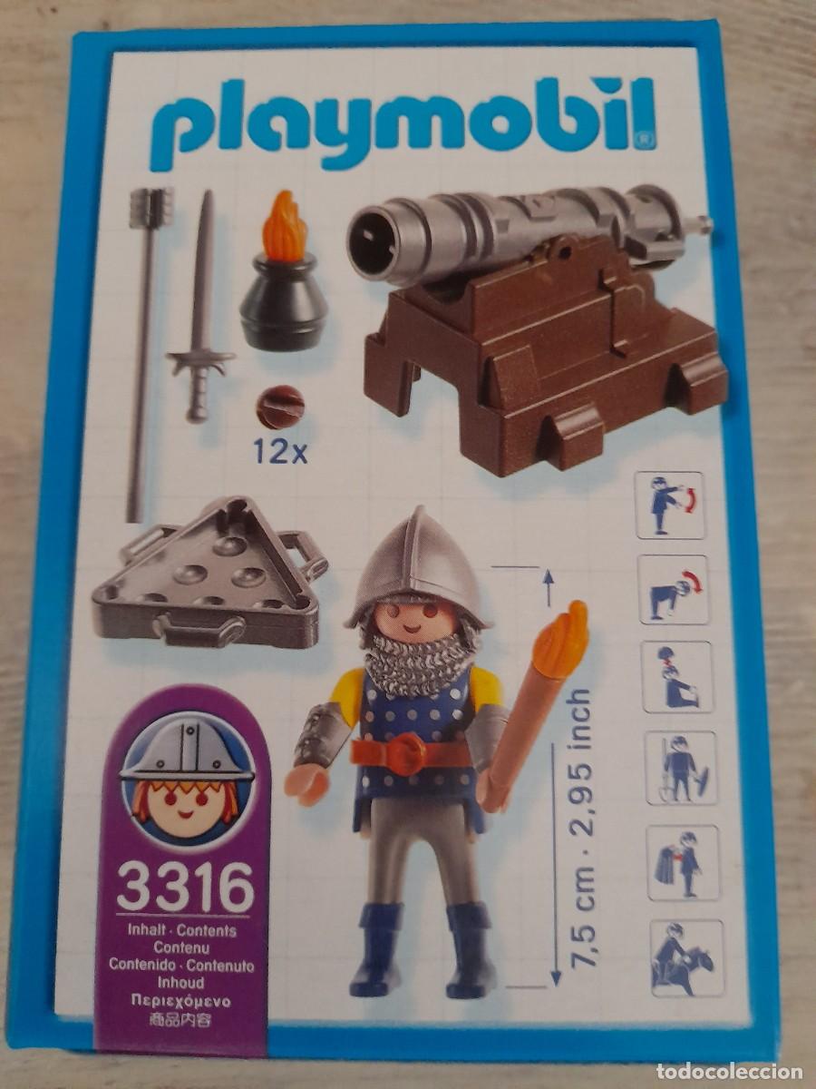 Playmobil: Playmobil knights, artillero ref 3316 - Foto 2