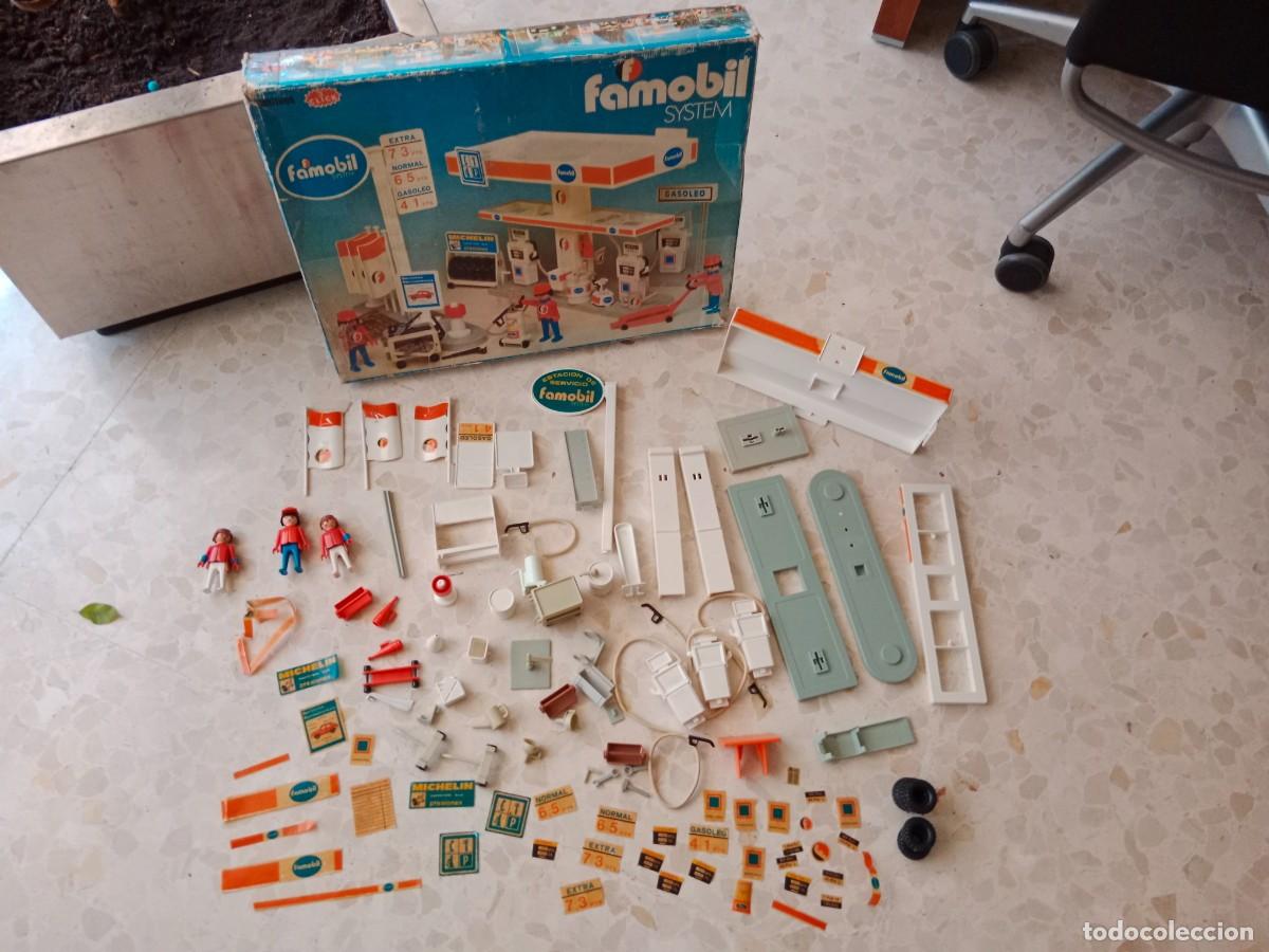 Playmobil: FAMOBIL SYSTEM - ESTACION DE SERVICIO / GASOLINERA REF 3439 - A&Ntilde;OS 70 - COMPLETO CON CAJA