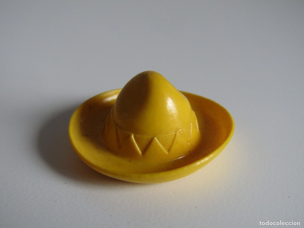 Playmobil: DIFICIL GORRO AMARILLO BANDIDO DEL OESTE 1&ordf; &Eacute;POCA PLAYMOBIL