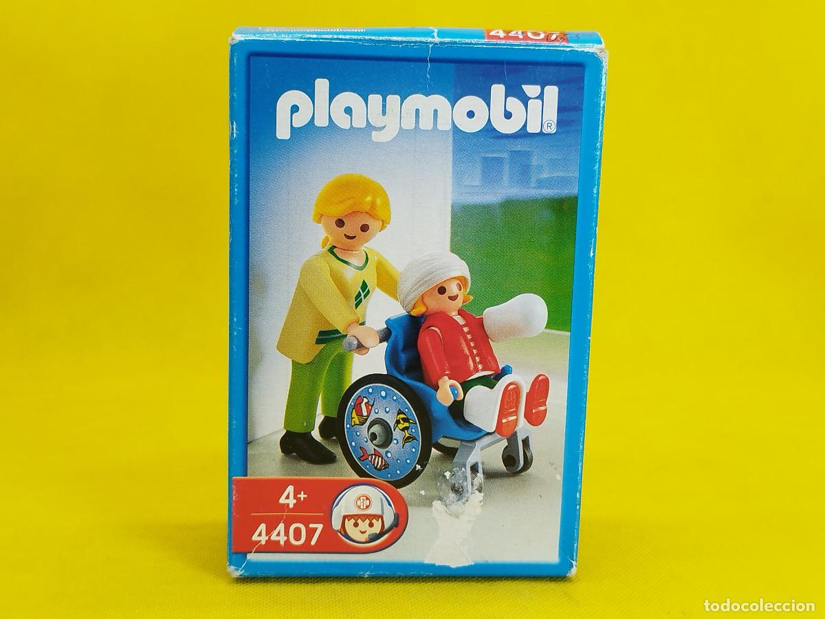 Playmobil: Playmobil Ni&ntilde;a con silla de ruedas REF 4407