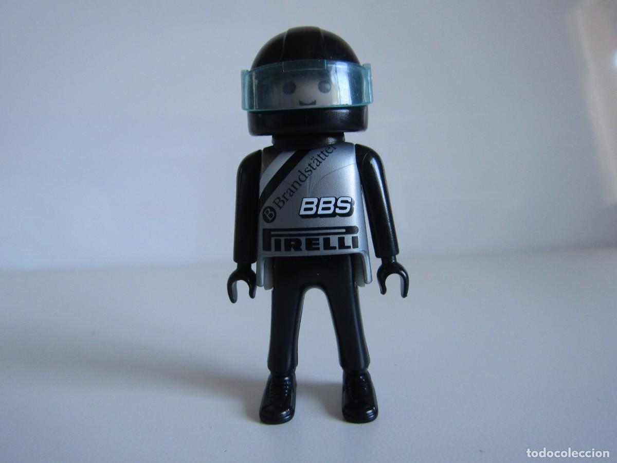 Playmobil: DIFICIL PILOTO DE F1 FORMULA 1 MERCEDES BENZ ANTIGUO PLAYMOBIL
