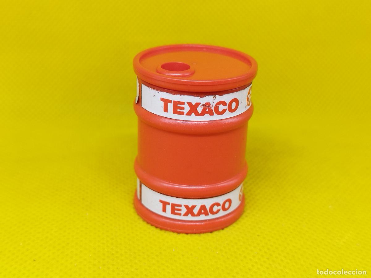 Playmobil: Playmobil Bid&oacute;n rojo Texaco con tapa