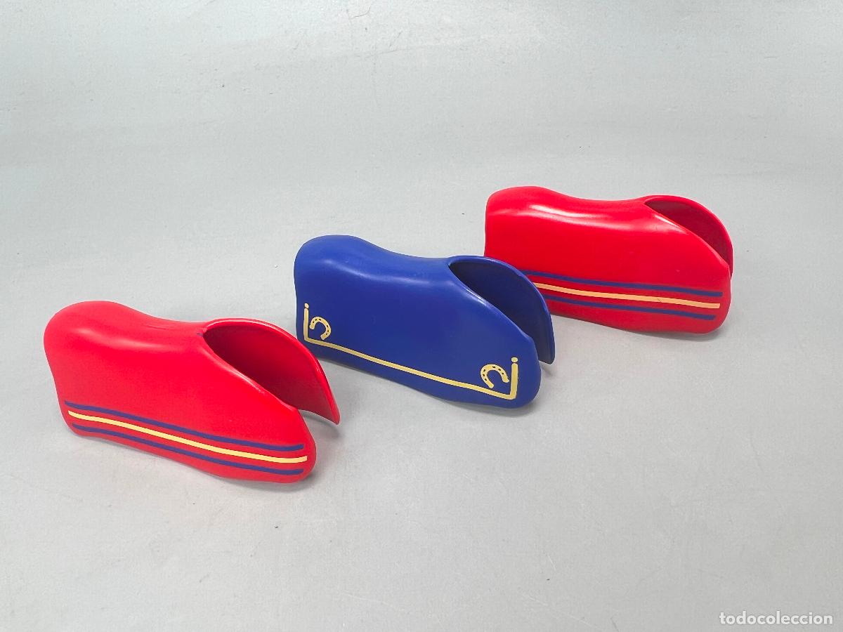 Playmobil: Playmobil lote manta caballo roja azul