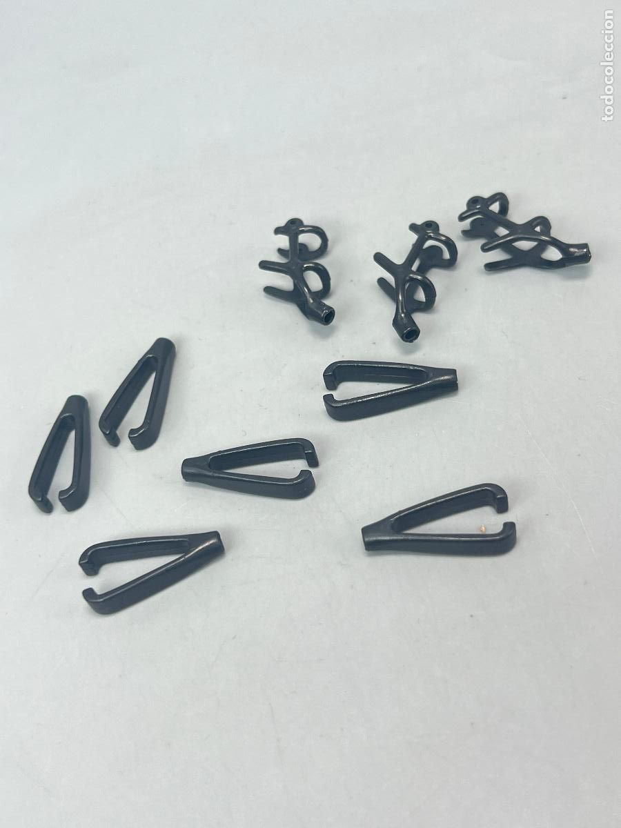 Playmobil: Playmobil lote bocados soportes negro colocar plumas caballo espect&aacute;culo coche f&uacute;nebre