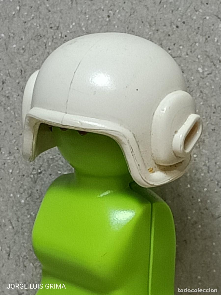 Playmobil: PLAYMOBIL CASCO BLANCO PILOTO HELICOPTERO REF. 30049870 SETS 3130 3789 4092 5626 9987