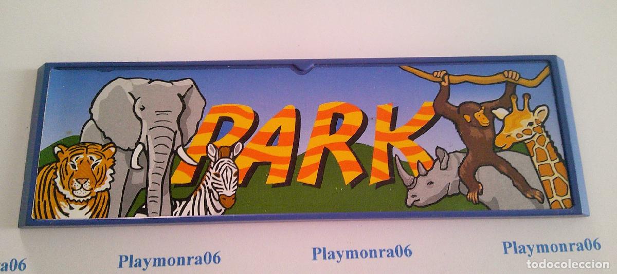 Playmobil: PLAYMOBIL B014 * CARTEL LETRERO ZOO LEONES ELEFANTES PARK