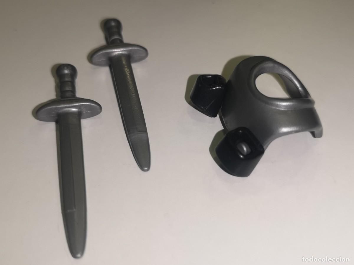 Playmobil: Playmobil peto espadas armadura soldado armas Set70