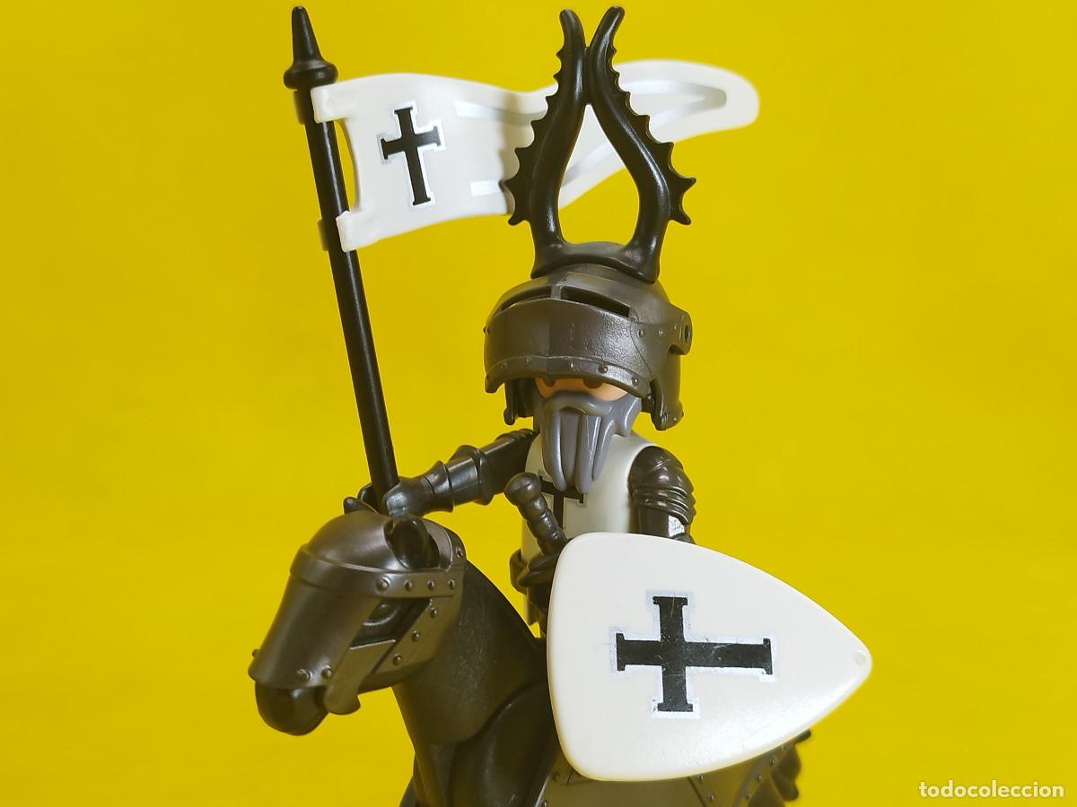 Playmobil: Playmobil Caballero templario con caballo acorazado