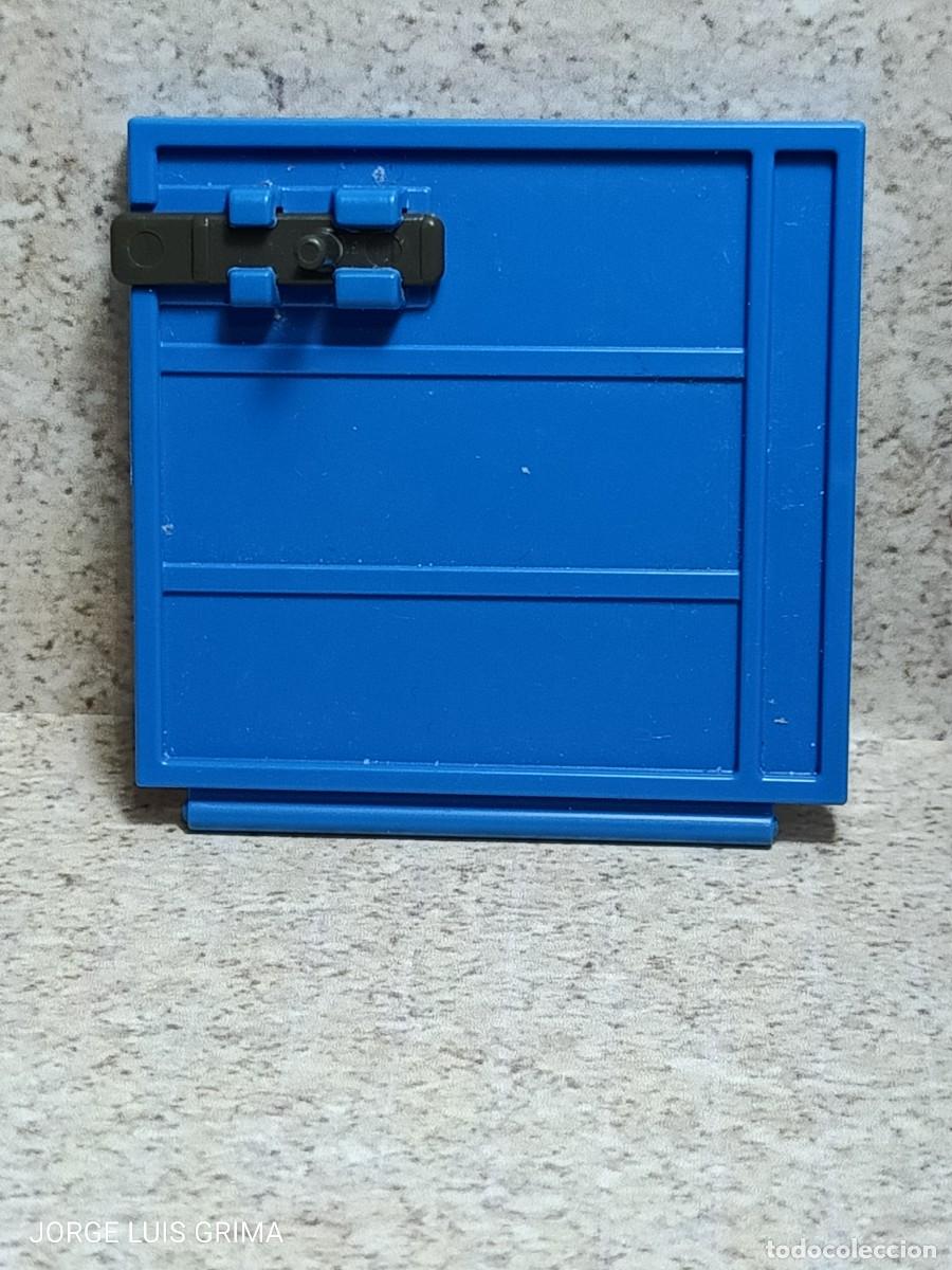 Playmobil: PLAYMOBIL PUERTA AZUL OBRA GRANJA REF. 30514360 SETS 4009 4135 6425
