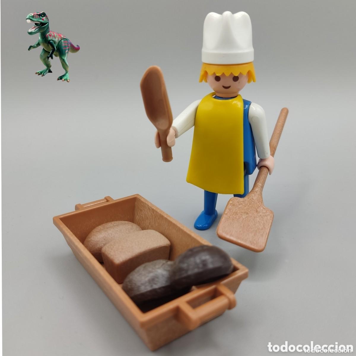 Playmobil: Playmobil figura panadero medieval obrador dionama obrador horno panaderia pastelero confitero aldea