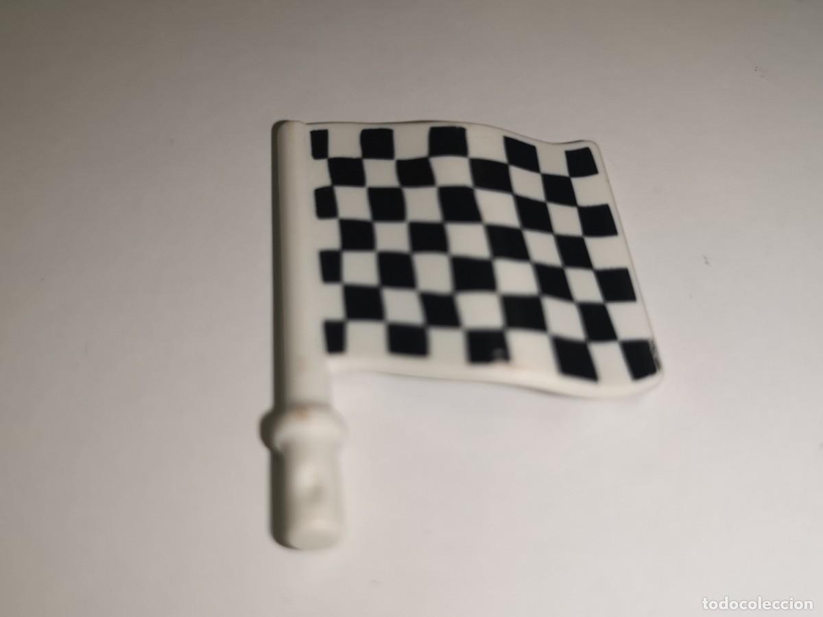 Playmobil: Playmobil bandera carreras Circuito F1 motos GP bandera Set52