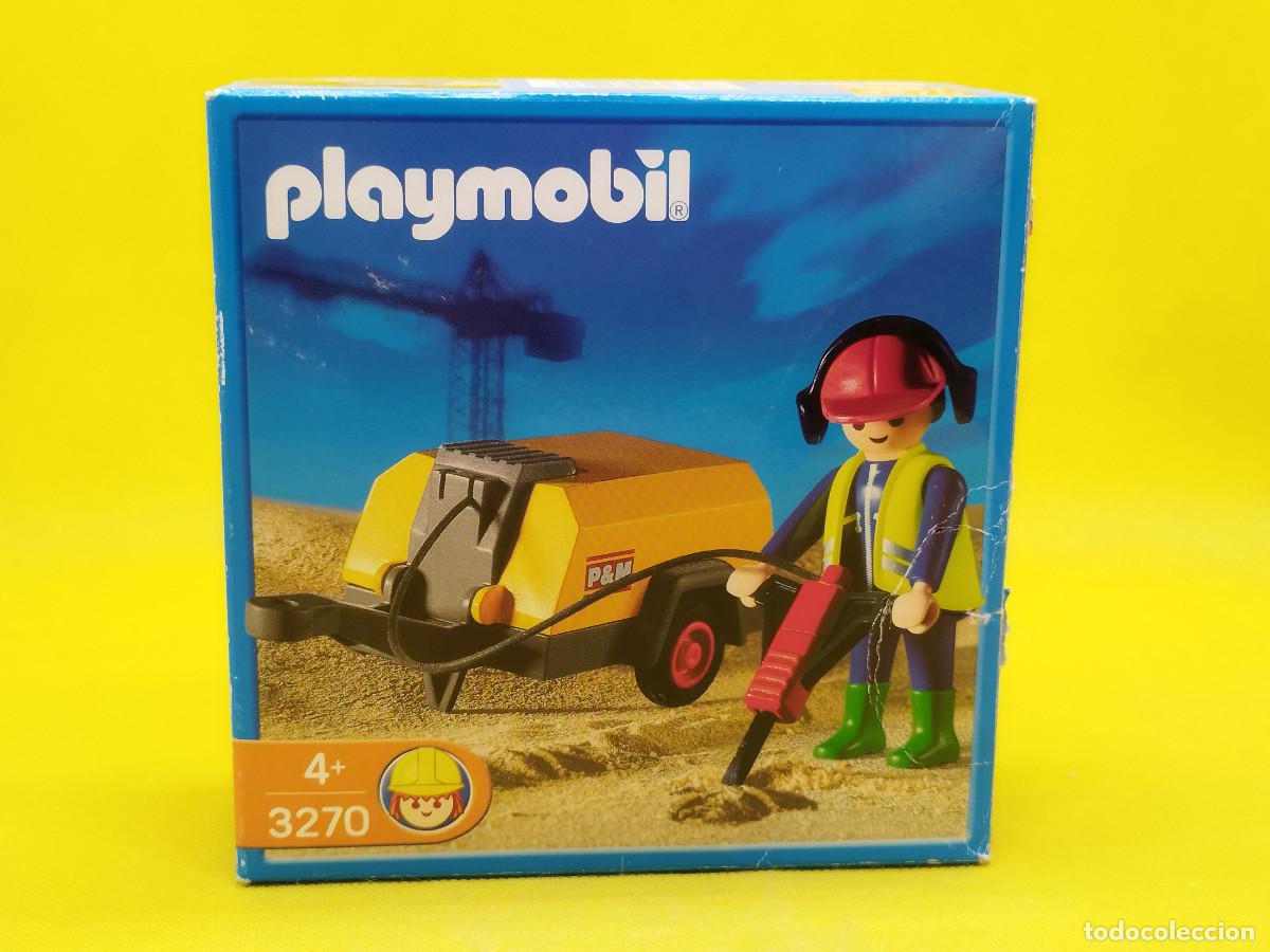 Playmobil: Playmobil Obrero con compresor REF 3270 - Foto 1