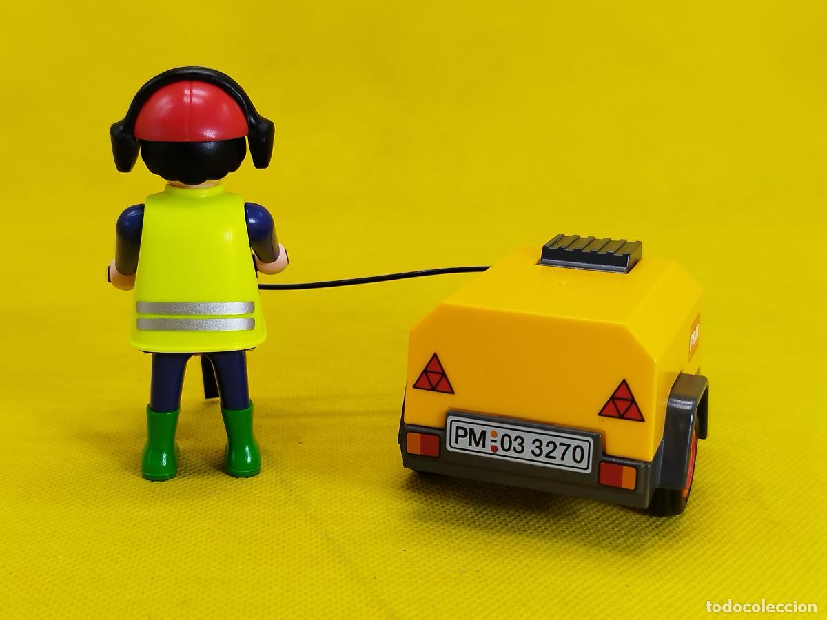 Playmobil: Playmobil Obrero con compresor REF 3270 - Foto 4