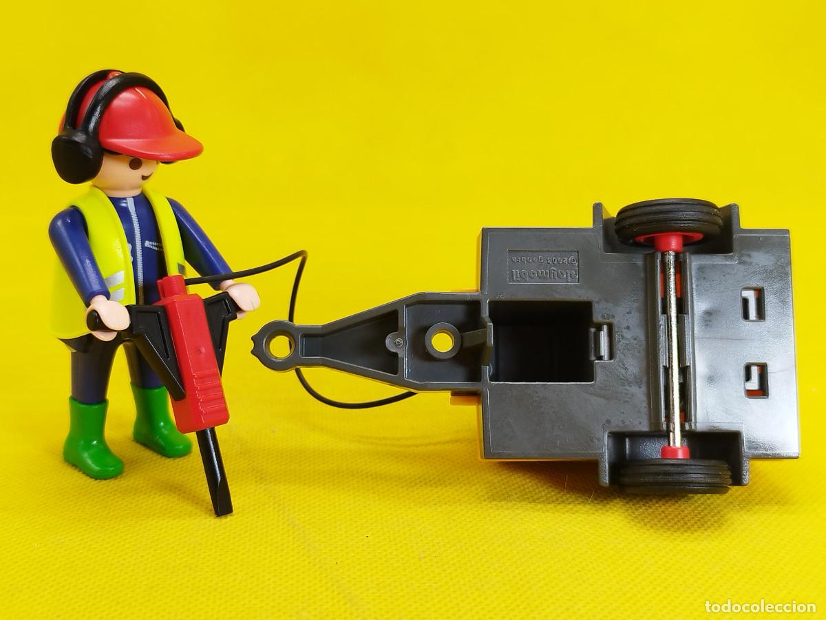 Playmobil: Playmobil Obrero con compresor REF 3270 - Foto 5
