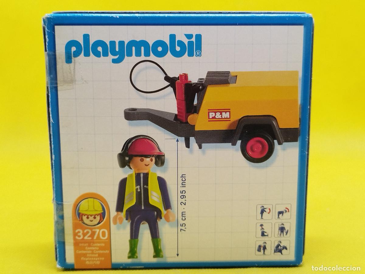 Playmobil: Playmobil Obrero con compresor REF 3270 - Foto 7