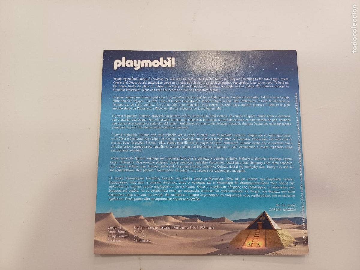 Playmobil: DVD/PLAYMOBIL/EGIPTO. - Foto 3