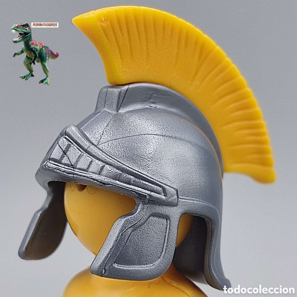 Playmobil: Playmobil casco romano penacho amarillo pluma guardia pretoriano centurion 4278 5391 4276 4271 4273