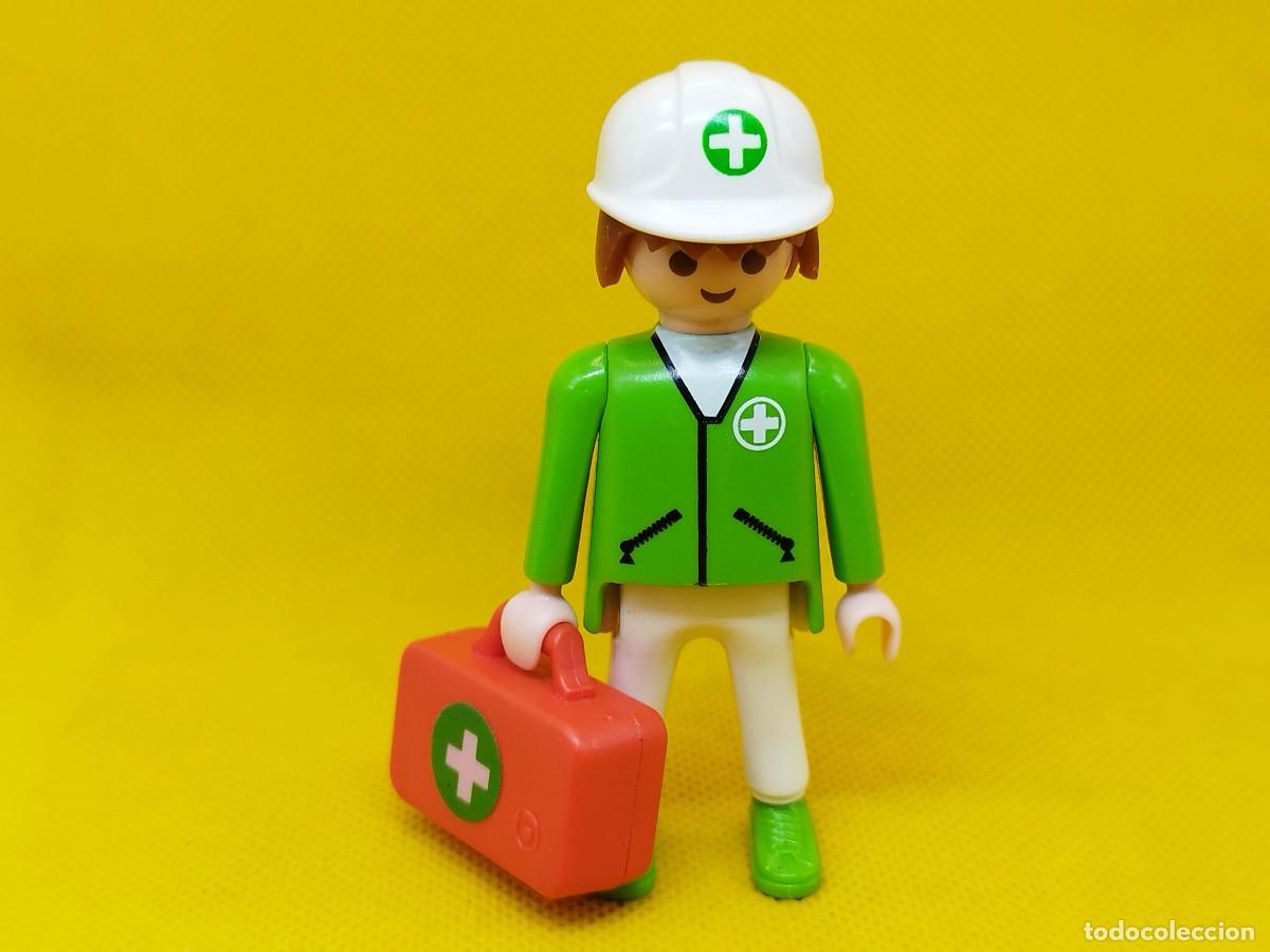 Playmobil: Playmobil Enfermero con casco blanco - Foto 1